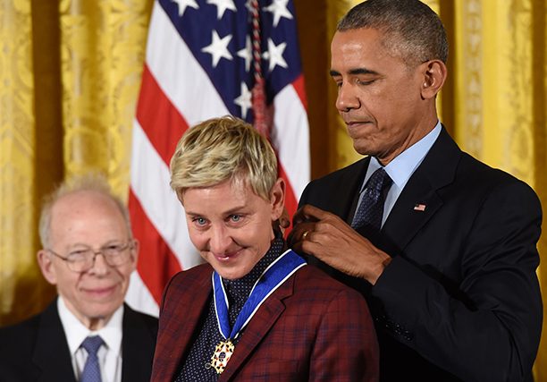 Ellen DeGeneres Named Recipient Of The Presidential Medal Of Freedom Ellen DeGeneres Named Recipient Of The Presidential Medal Of Freedom