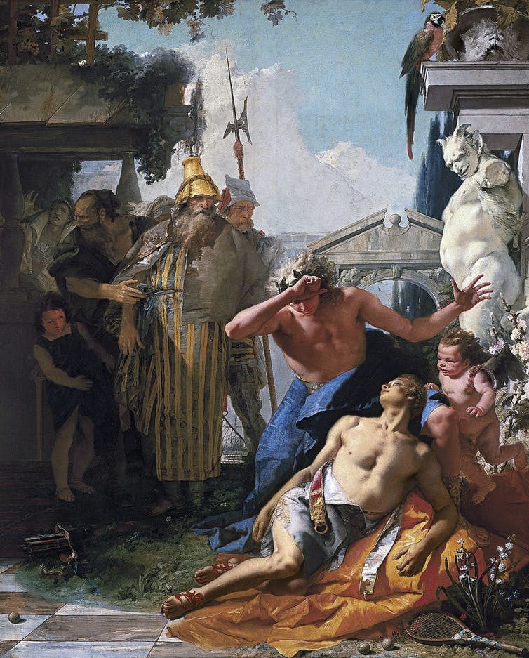 The death of Hyacinth The death of Hyacinth