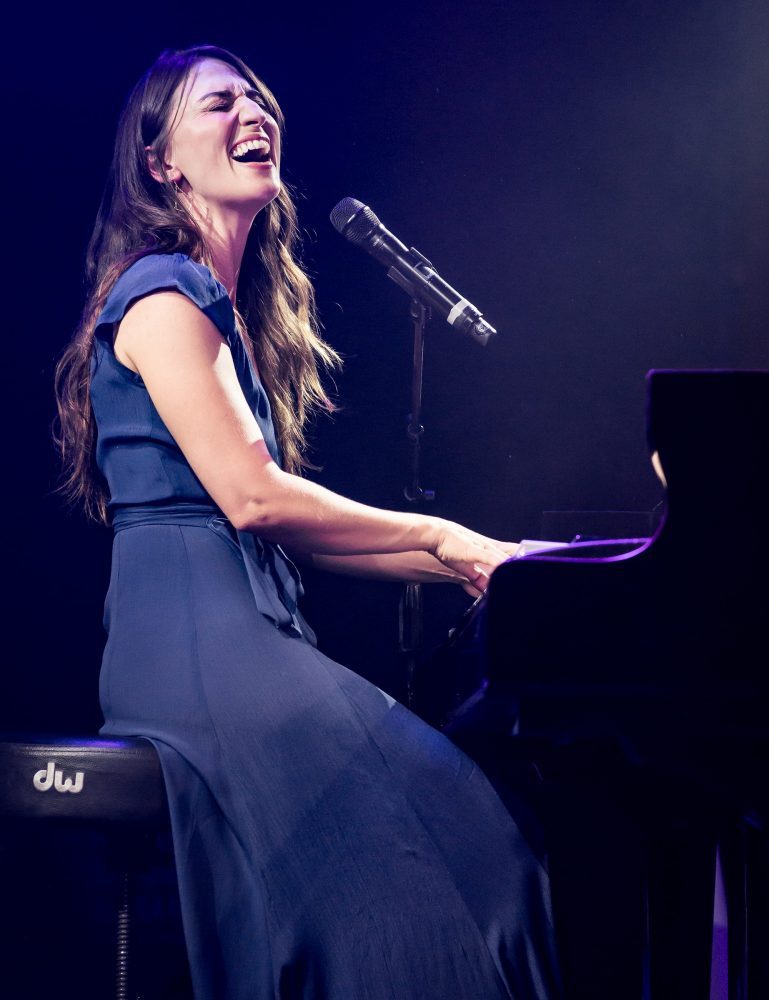 Sara Bareilles on piano Sara Bareilles on piano