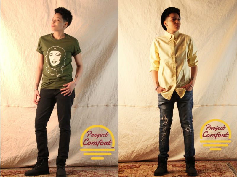 Fashion models for Project Comfort Fashion models for Project Comfort