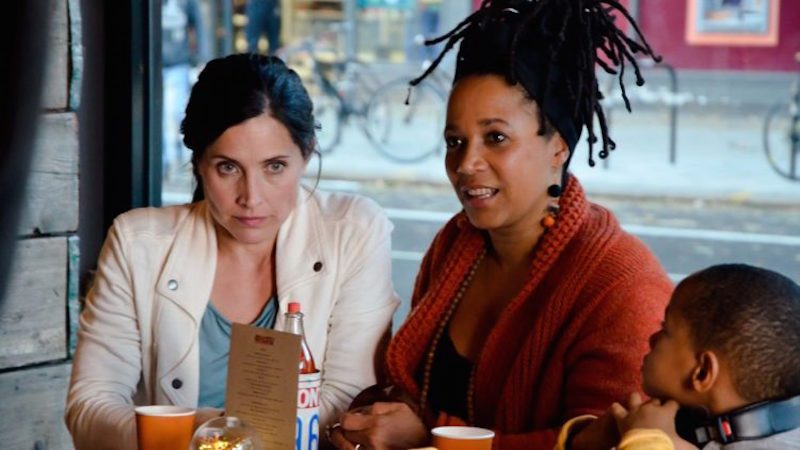 Rachel Shelley (Helena of L Word fame) as Brooke in 'Different for Girls' (l) Rachel Shelley (Helena of L Word fame) as Brooke in 'Different for Girls' (l)