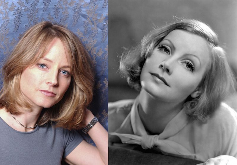 Jodie Foster and Greta Garbo Jodie Foster and Greta Garbo
