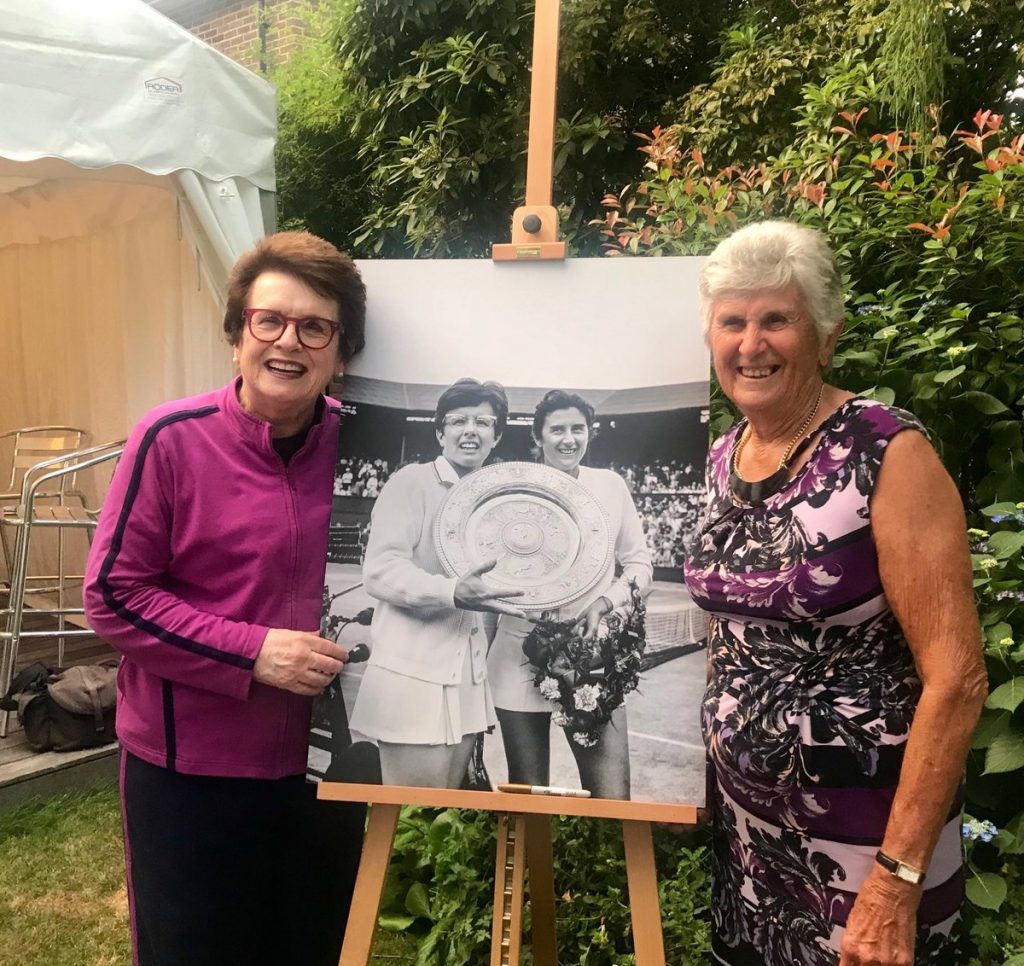 Billie Jean King and Judy Dalton Billie Jean King and Judy Dalton