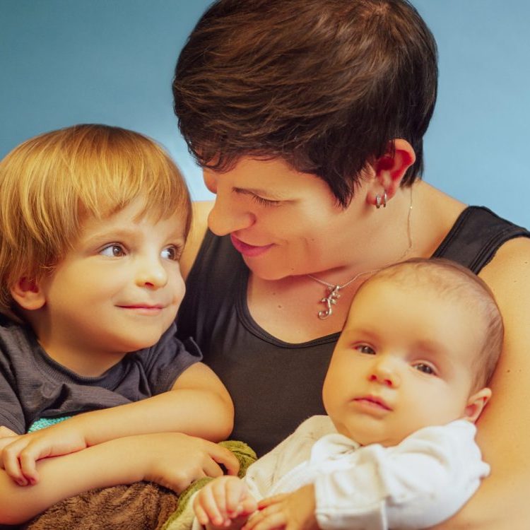 Betty with children