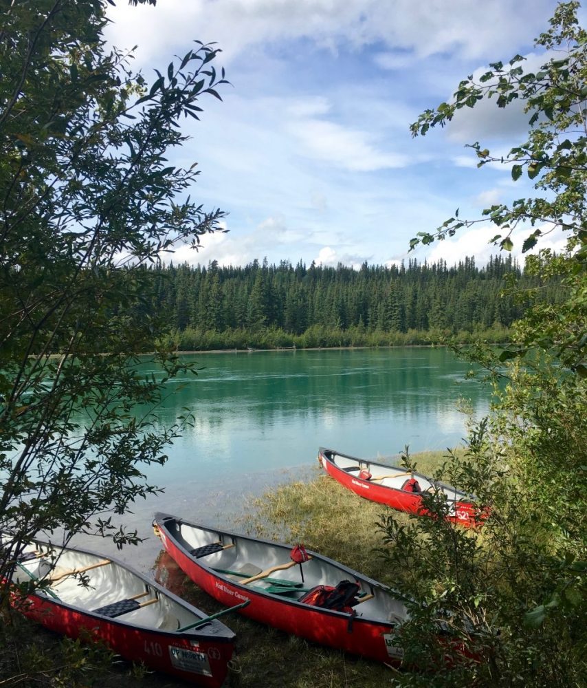 Canoing in Yukon Canoing in Yukon
