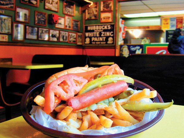 hot dog Chicago-style hot dog Chicago-style