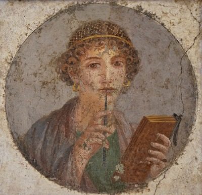 Sappho-lotl Painting of Sappho