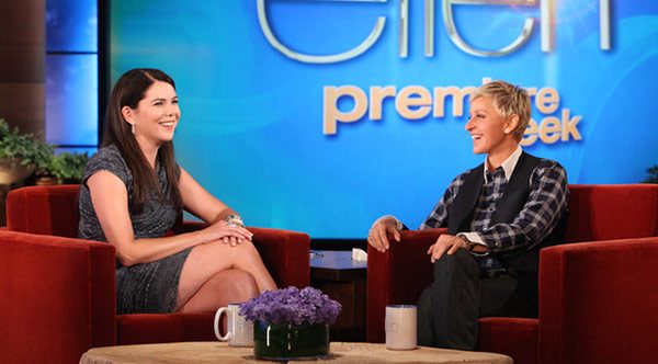Ellen DeGeneres and Lauren Graham Ellen DeGeneres and Lauren Graham