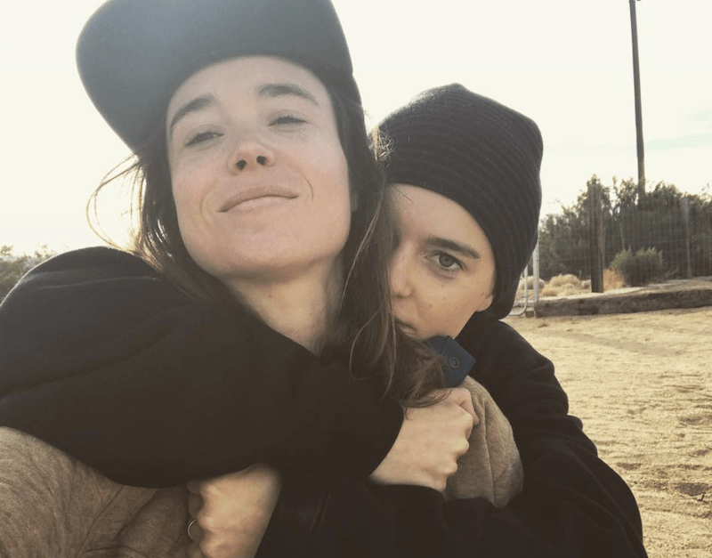 Ellen Page And Emma Portner Emma Portner and Ellen page