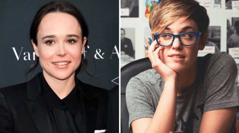 Ellen Page and Lauren Morelli Ellen Page and Lauren Morelli
