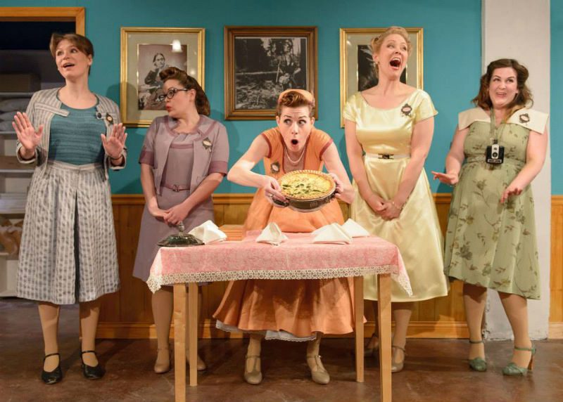Scene from '5 Lesbians Eating Quiche'