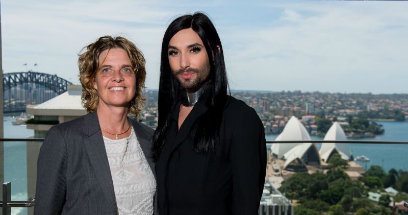 Silke Bader meets Conchita Wurst Silke Bader meets Conchita Wurst