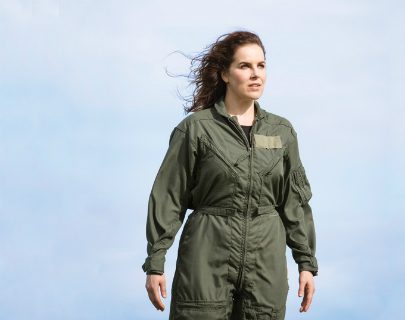 Kate Cole in a Scene from play 'Grounded' Kate Cole in a Scene from play 'Grounded'