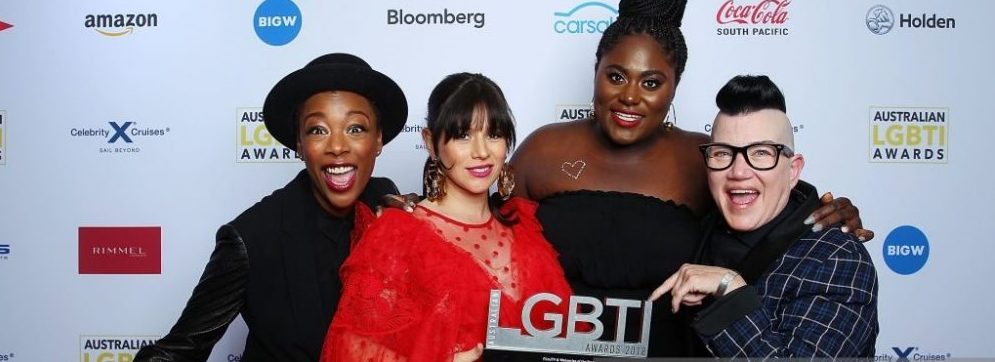 Cast of OITNB at the Australian LGBTI Awards 2018 Cast of OITNB at the Australian LGBTI Awards 2018