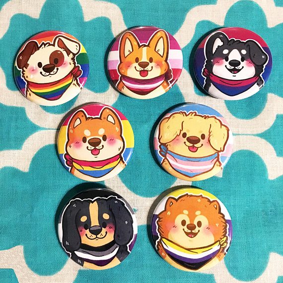 Puppy Pride Buttons Puppy Pride Buttons