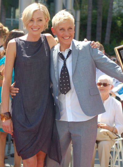 Ellen DeGeneres and Portia de Rossi Ellen DeGeneres and Portia de Rossi
